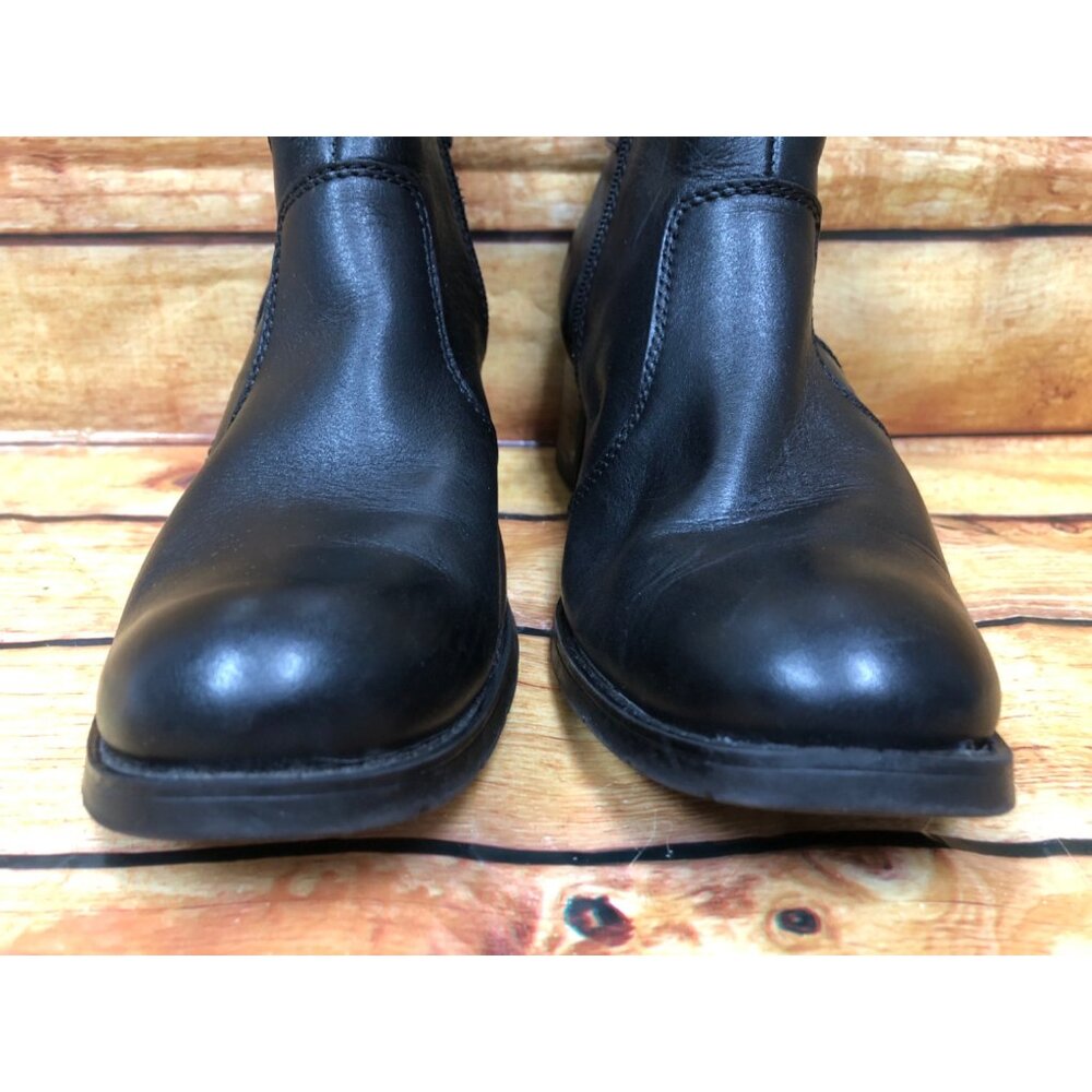 Harley Davidson HD 84296 Black Leather Side Zip Boots Womens 9 / 40 (n7a2) - Picture 8 of 10